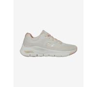 Chaussures Skechers Arch Fit blanc rose femme - 39.5