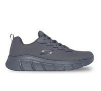 Skechers Bobs B Flex Chill Edge Baskets pour Homme, Tricot Gris foncé, 43 EU