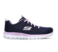 Skechers Femme Graceful-Get Connected Baskets, Marine, 36 EU