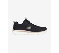 Baskets SKECHERS 12615-BKGD pour femme - Noir - Dessus synthétique - Lacets 36