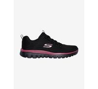 Skechers Femme Graceful Get Connected Baskets, Noir, 38 EU