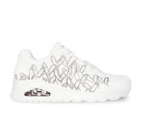 Skechers Femme Uno Golden Heart Basket, Blanc, 40 EU