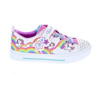 Chaussures Skechers pour fille - Twinkle Sparks - Blanc et rose - Zapatillas light 27