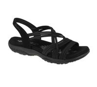 Skechers Reggae Slim Simply Stretch, Sandale Femme - Noir - 39 EU