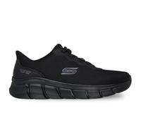 Skechers Baskets Bobs B Flex Glacial Edge pour Homme, Maille Noire, Pointure 42