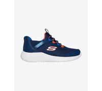 Chaussures Skechers Slip-ins: Bounder - Brisk Burst bleu marine orange enfant - 35
