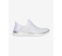Chaussures Skechers Summits Diamond Dream Slip-ins blanc argent femme - 37.5