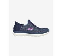 Skechers Femme Slip Ins Mains Libres Summits Dazzling Haze Chaussures>femme>baskets-mode, Violet Marine, 35 EU
