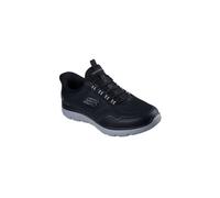 Skechers Slip-ins: Summits - Top Rate Chaussures Moyen Width en Noir/Gris Anthracite, Pointure 45, Vegan, Lavable en machine