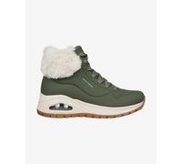 Chaussures Skechers Uno Rugged - Fall Air vert foncé blanc femme - 38.5