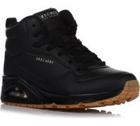 Skechers Baskets hautes Uno-Stand pour femme, noir/noir, 35 EU