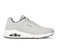 Skechers Uno Stand on Air Baskets Homme, Light Gray Durabuck Black Trim, 43 EU