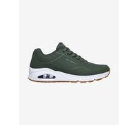 Chaussures Skechers Uno - Stand On Air vert foncé blanc - 45