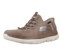 Skechers Sommets Basket Femme, Marron, 36 EU