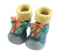 Chaussures Souples bébé Premiers Pas Semelle Flexible Neige Noël bébé Chaussettes Chaussures Enfants bébé Chaussettes Dessin animé bébé Bambin Chaussures Chaussettes de Sol