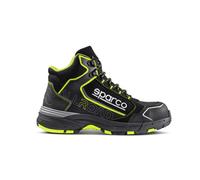 Sparco Chaussure Allroad Motegi Footwear de Sécurité Noir/Jaune Fluo Tg.40 S3