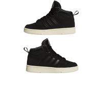 Chaussures sportif Sneakers Garçons Adidas Rapid Court Mid J Winter Noir Blanc