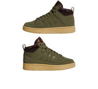 Chaussures sportif Sneakers Garçons Femmes Adidas Rapid Court Mid J Hiver Vert