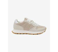 Chaussures SUN68 Ally Glitter Textile beige femme - 37