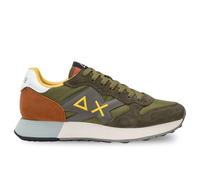 SUN68 Z36115 Jaky Solid Militaire Chaussures de Sport pour Homme en daim et Tissu, Militaire, 43 EU