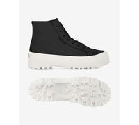 Chaussures Superga 2341 Alpina Nappa noir blanc - 37