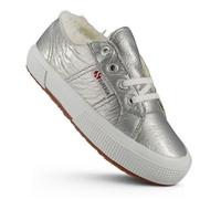 Chaussures SUPERGA Varnish Argent - Mixte/Enfant - Lacets - Synthétique 25