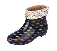 Chaussures Talon 5 Cm Women's Spring Summer Autumn And Winter Short Sleeved Cotton Removable And Washable Outdoor Fashion Work Fishing Kitchen Non Slip Warm Rubber Shoes Chaussure Talon (Blue, 37)