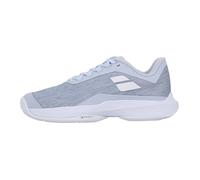 Babolat Women, Chaussures de Tennis Femme Jet Tere All Court, Maintien, Amorti, Technologie Active Flexion, Semelle Respirante Ortholite, Marque Française, Xenon Blue/White, Taille EU 37