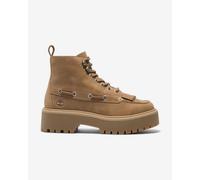 Chaussures Timberland Stone Street Mid Lace Up marron jaune femme - 39