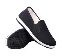 Chaussures Toile Traditionnelles Chinoises Main,Chaussures Tissu PéKin Unisexe,Chaussures d'art Martial Old Beijing,Facile à Marcher,Convient Aux ActivitéS Telles Que Le Travail