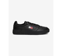 Tommy Jeans Homme TJM Cupsole Leather Ess Em0Em01443 Baskets, Black (Black), 41 EU