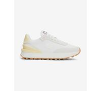 Chaussures Tommy Jeans Tech Runner blanc jaune femme - 39