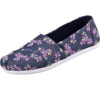 Chaussures Toms Alpargata bleu marine à fleurs 10020650