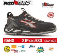 Chaussures Travail de Sécurité Gang S1P Src ESD U-power Red 360