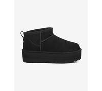 Ugg - Bottines à plateforme - W Classic Ultra Mini Platform Black pour Femme en Laine - Taille 9 US - Noir Noir 9 US