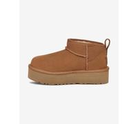UGG Kids Classic Ultra Mini PLATF Boots, châtaigne, 33.5 EU