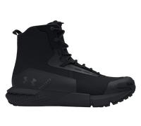 Under Armour UA Charged Valsetz Zip Bottes tactiques pour hommes, chaussures d'alpinisme confortables avec fermeture éclair latérale, noir/noir/gris