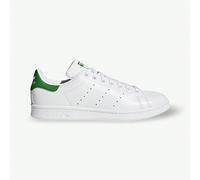 Chaussures Unisexes Stan Smith Blanc Vert Créée en 1971 pour la star du tennis Stan Smith, cette chaussure aux lignes épurées occupe une place particulière dans l'histoire du style. Une tige en cuir p