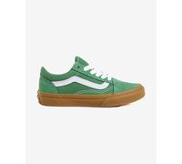 Chaussures Vans Old Skool Neutral vert blanc marron enfant - 28