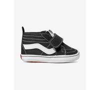 Chaussures Vans Sk8-Hi Crib noir pur blanc bébé - 17