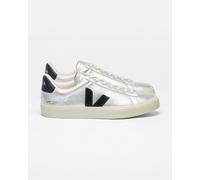 Chaussures Veja Campo Leather argent noir femme - 39