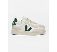 Chaussures Veja V-90 O.T. Cuir blanc beige vert - 43