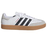 Chaussures velo adidas velosamba leather blanc bleu unisexe