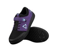 Chaussures VTT enfant LEATT 2.0 Flat Violet Velours RIDEGRIP WAFFLE GRIP