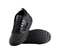 Chaussures VTT LEATT Flat 3.0 Noir Avec Semelle RIDEGRIP™ Pro WaffleGRIP Pro