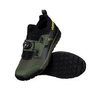 Chaussures VTT LEATT Proflite 2.0 Vert Épinards Ridegrip™ Pro Wafflegrip Pro