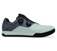 Chaussures vtt pour pedale plate fox union boa flat bleu unisexe