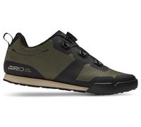 Chaussures vtt pour pedale plate giro tracker boa vert
