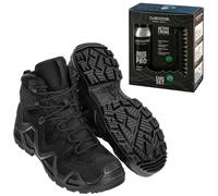 Chaussures Zephyr GTX MID MK2 - Black + Care Set pour le nettoyage des chaussures Lowa - Ensemble 49,5