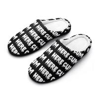 Chaussuresm Viens Ici Slippers | Fuzzy pantoufles maison Pantoufle duveteux Pour chambre à coucher Hôtels Fête